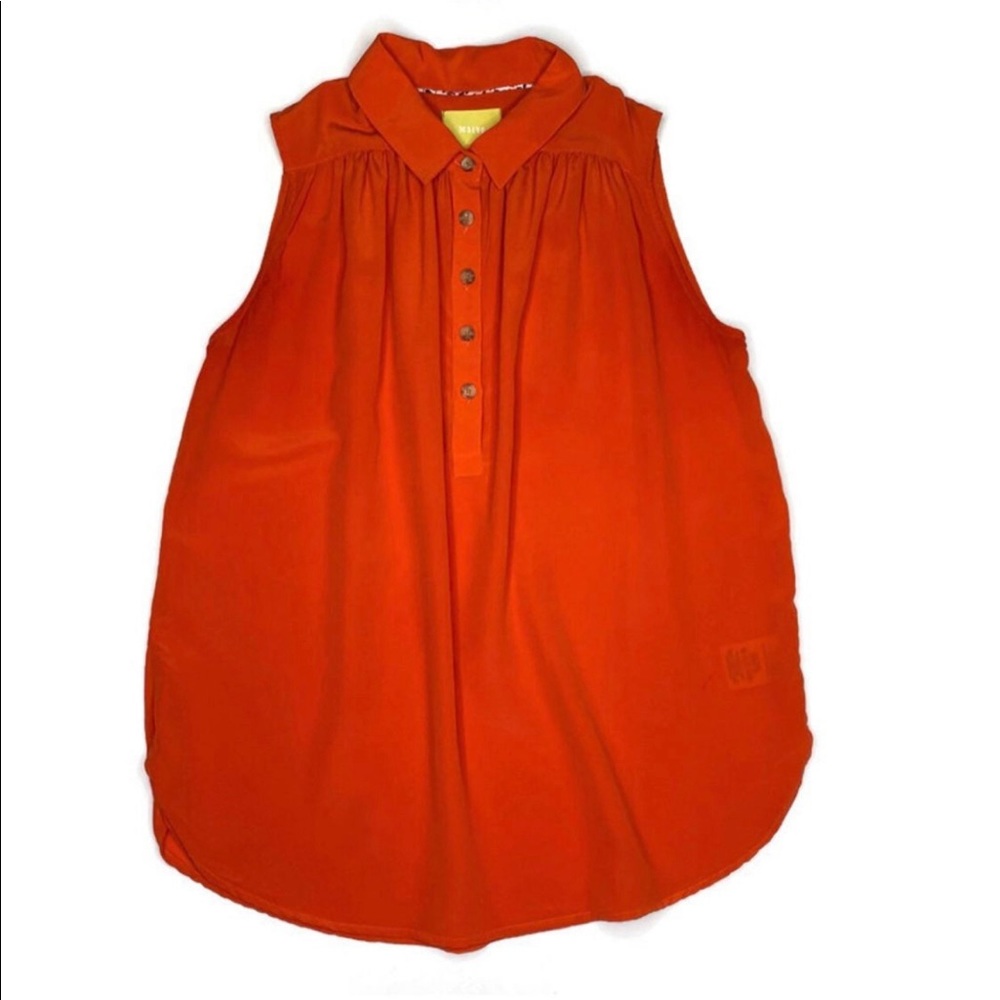 Anthropologie‎ Maeve Silk Sleeveless Blouse